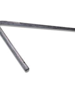 Curtain tube 1/2"x1550 f/manure curtain IW=1520